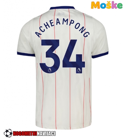 Moške Nogometnih dresov Chelsea Josh Acheampong #34 Tretji 2026-27 Kratki rokavi Moške Nogometnih dresov Chelsea Josh Acheampong #34 Tretji 2026-27 Kratki rokavi